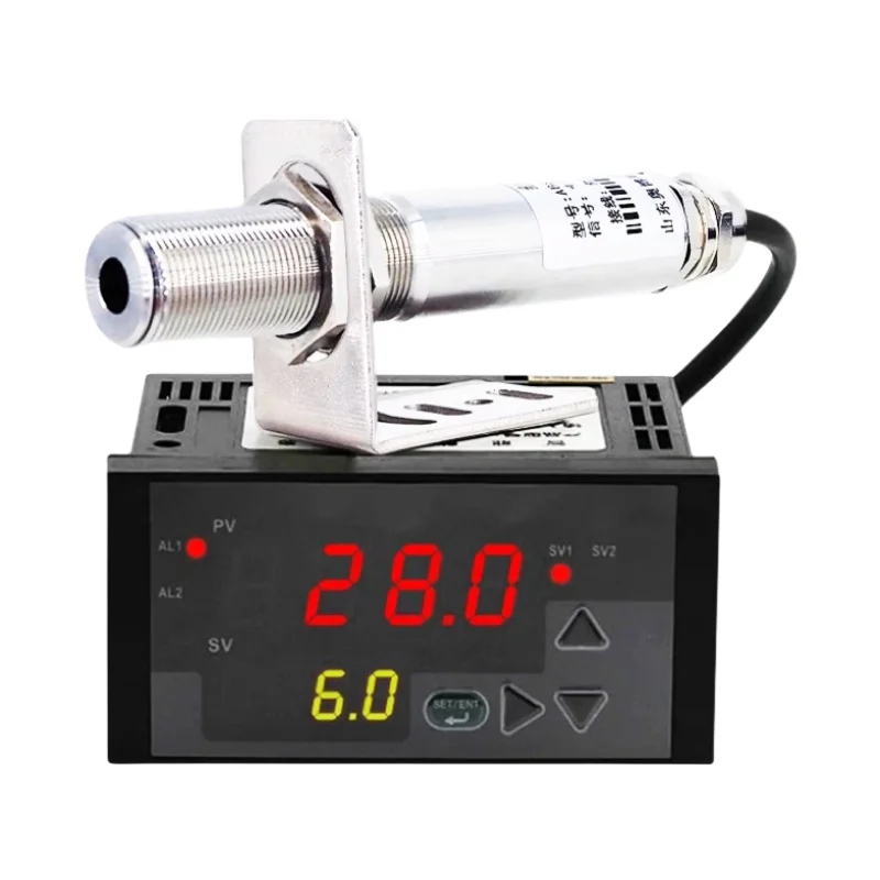 On-line infrared thermometer Temperature sensor probe transducer fixed non-contact digital display industrial high precision
On-line infrared thermometer Temperature sensor probe transducer fixed non-contact digital display industrial high precision