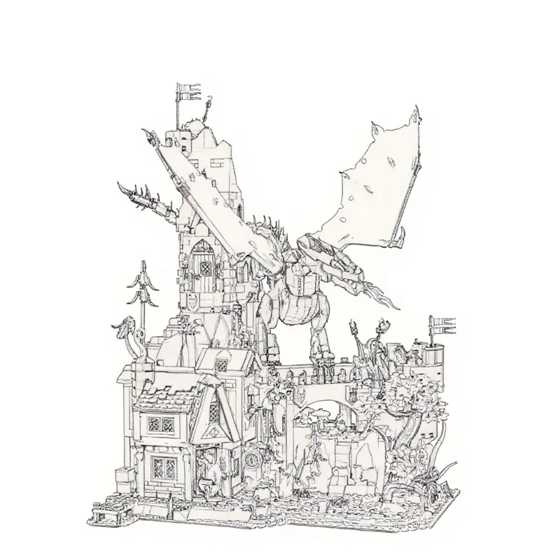 Новинка 2025 года, замок «История красного дракона», строительный блок, сборка, технология, серия строительных блоков, игрушки для детей и взрослых, рождественские подарки
Новинка 2025 года, замок «История красного дракона», строительный блок, сборка, технология, серия строительных блоков, игрушки для детей и взрослых, рождественские подарки