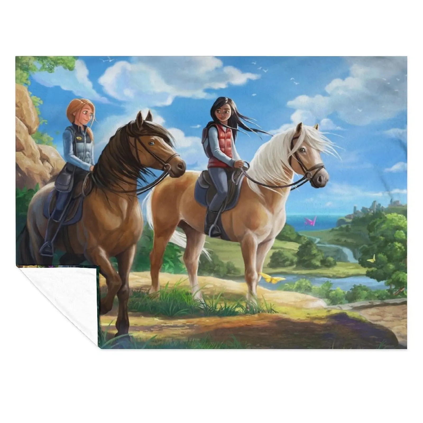 Horse - Star Stable Throw Blanket Decorative Sofas Sofas decorative Multi-Purpose Blankets
Horse - Star Stable Throw Blanket Decorative Sofas Sofas decorative Multi-Purpose Blankets
