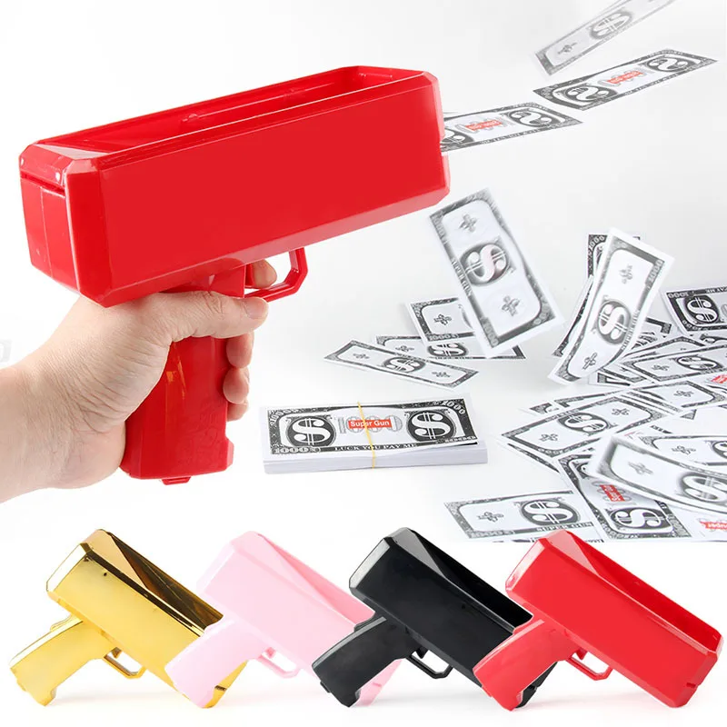 Shoot Money Gun Toy Party Banknote Shoot Pistol Paper Money Shooter Throwing Machine Funny Game Fashion Gift Party Supply Toys
Shoot Money Gun Toy Party Banknote Shoot Pistol Paper Money Shooter Throwing Machine Funny Game Fashion Gift Party Supply Toys