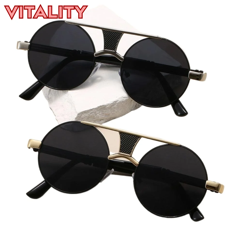 Trendy Vintage Round Sunglasses Retro Luxury Design Men's Shades Casual Double Bridge Decor Sun Glasses for Women Men
Trendy Vintage Round Sunglasses Retro Luxury Design Men's Shades Casual Double Bridge Decor Sun Glasses for Women Men