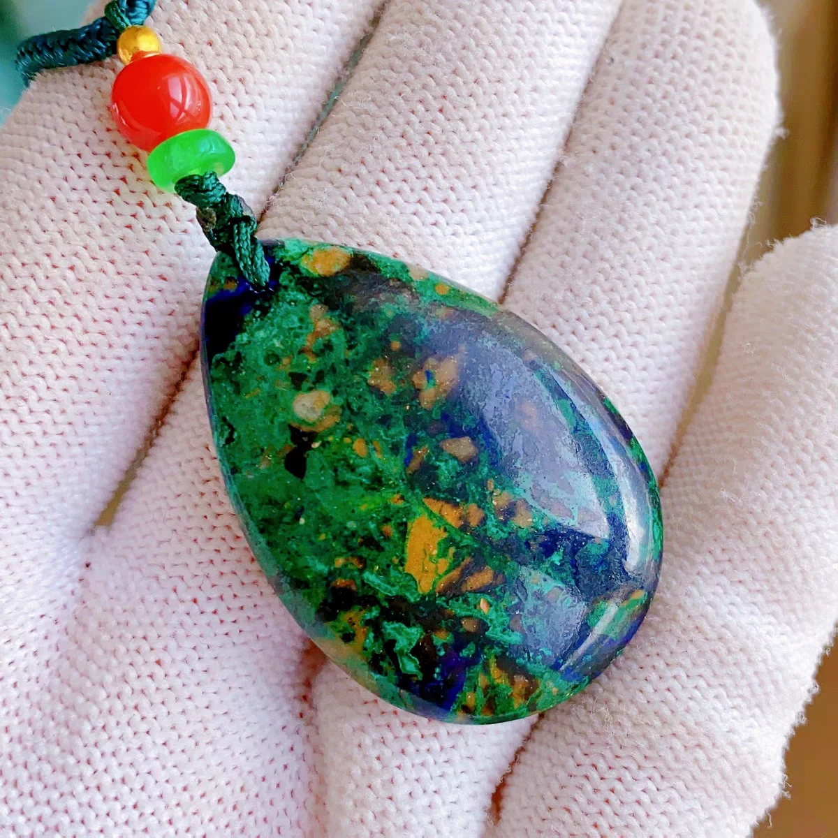 Natural Blue Azulite Malachite Lapis Lazuli Pendant Women Men Beads Water Drop Green Crystal Healing Necklace AAAAA
Natural Blue Azulite Malachite Lapis Lazuli Pendant Women Men Beads Water Drop Green Crystal Healing Necklace AAAAA