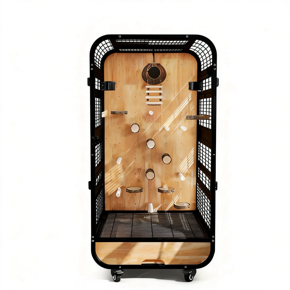 Parrot Bird Cage LargeHome-Use Iron Wood Construction Space-Saving Design Splash-Proof Clear GlassOutdoor Furniture
Parrot Bird Cage LargeHome-Use Iron Wood Construction Space-Saving Design Splash-Proof Clear GlassOutdoor Furniture