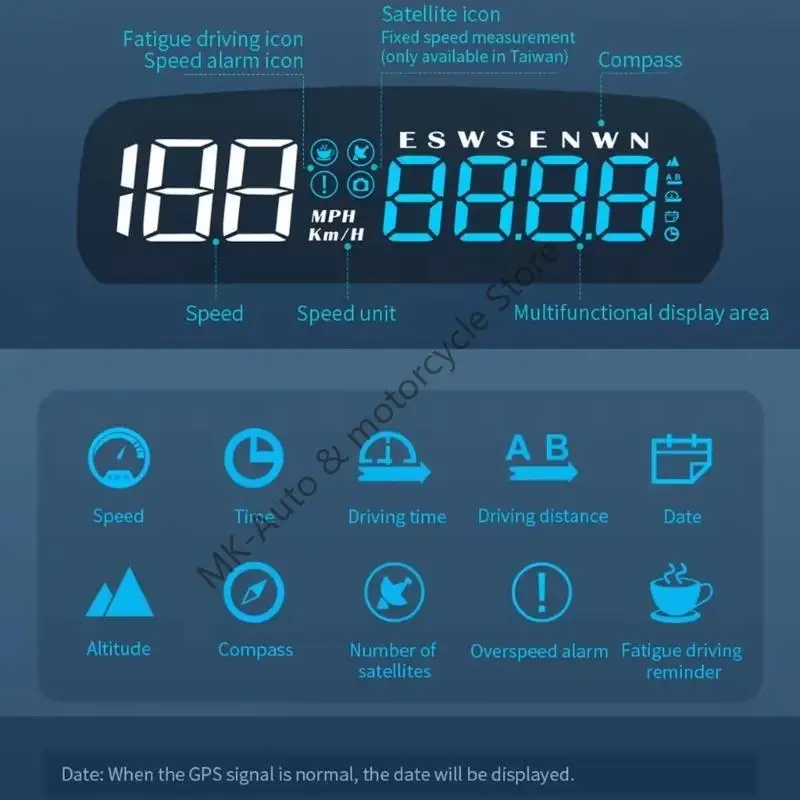 F62F Advanced OBD2 HUD Head Up Display Car OBD2 HUD Head Up Display Vehicle Accessories for Car Enhancing Driving Safety
F62F Advanced OBD2 HUD Head Up Display Car OBD2 HUD Head Up Display Vehicle Accessories for Car Enhancing Driving Safety