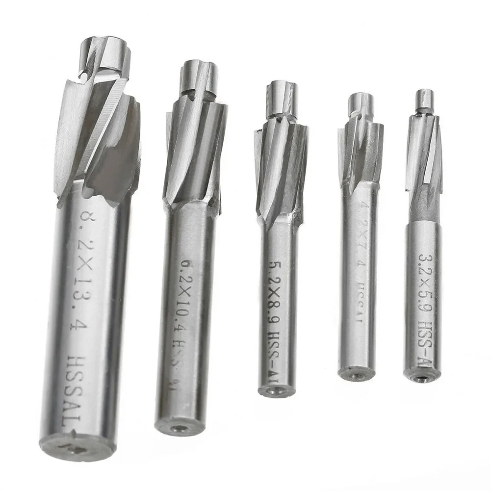 HSS Counterbore End Mill M3-M8 Pilot Slotting Tools Countersink Milling Cutter Countersunk Drill Flat Counterbore Drill Bit
HSS Counterbore End Mill M3-M8 Pilot Slotting Tools Countersink Milling Cutter Countersunk Drill Flat Counterbore Drill Bit