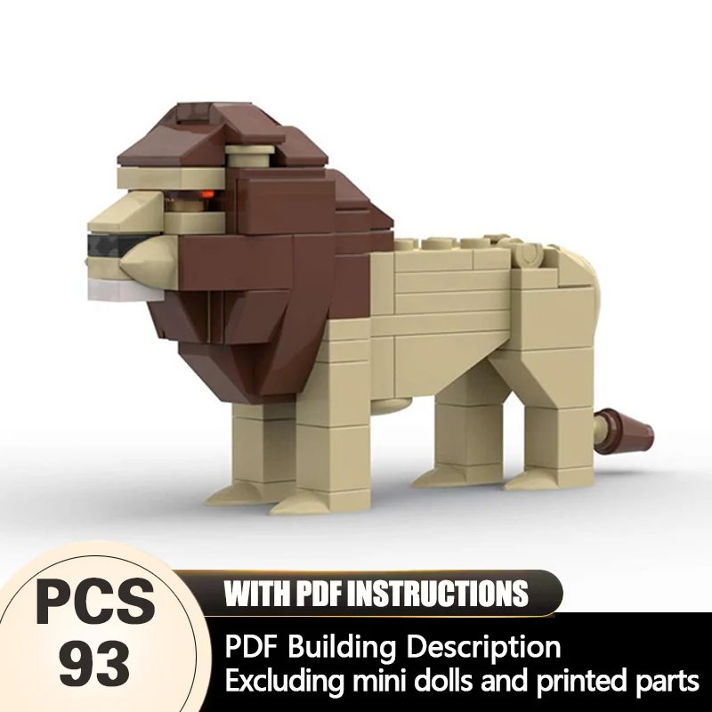 Creators Animal Series Model MOC Building Bricks Lion Modular Technology Gifts Holiday Assemble Children Toys Suit
Creators Animal Series Model MOC Building Bricks Lion Modular Technology Gifts Holiday Assemble Children Toys Suit