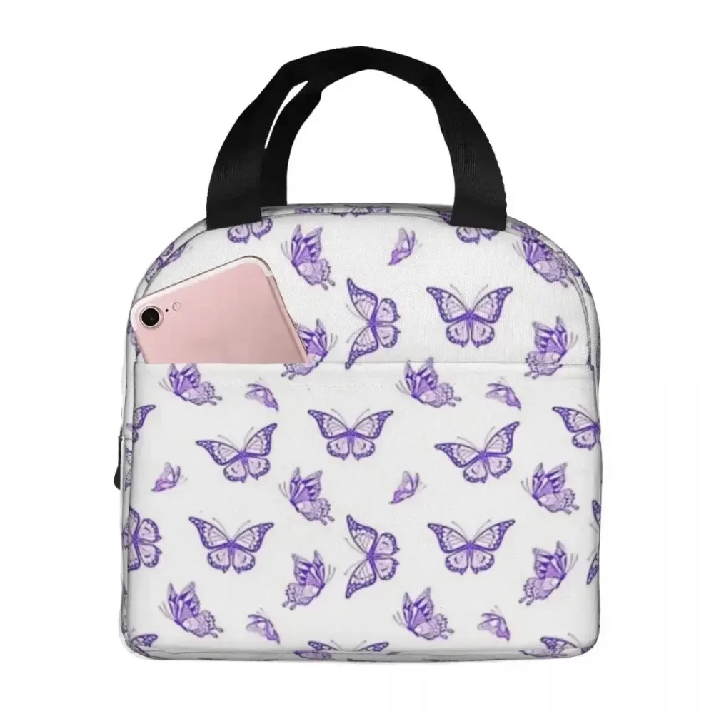 The Purple Butterfly Print Insulated Lunch Bags Resuable Picnic Bags Thermal Cooler Lunch Box Lunch Tote for Woman Work Children
The Purple Butterfly Print Insulated Lunch Bags Resuable Picnic Bags Thermal Cooler Lunch Box Lunch Tote for Woman Work Children