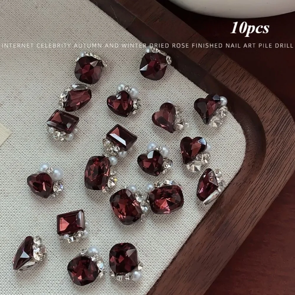10Pcs New Nail Art Dry Rose Pile Diamond Jewelry Flash Nail Decorative Diamond Nail Design Nails Accesorios Nails Art
10Pcs New Nail Art Dry Rose Pile Diamond Jewelry Flash Nail Decorative Diamond Nail Design Nails Accesorios Nails Art