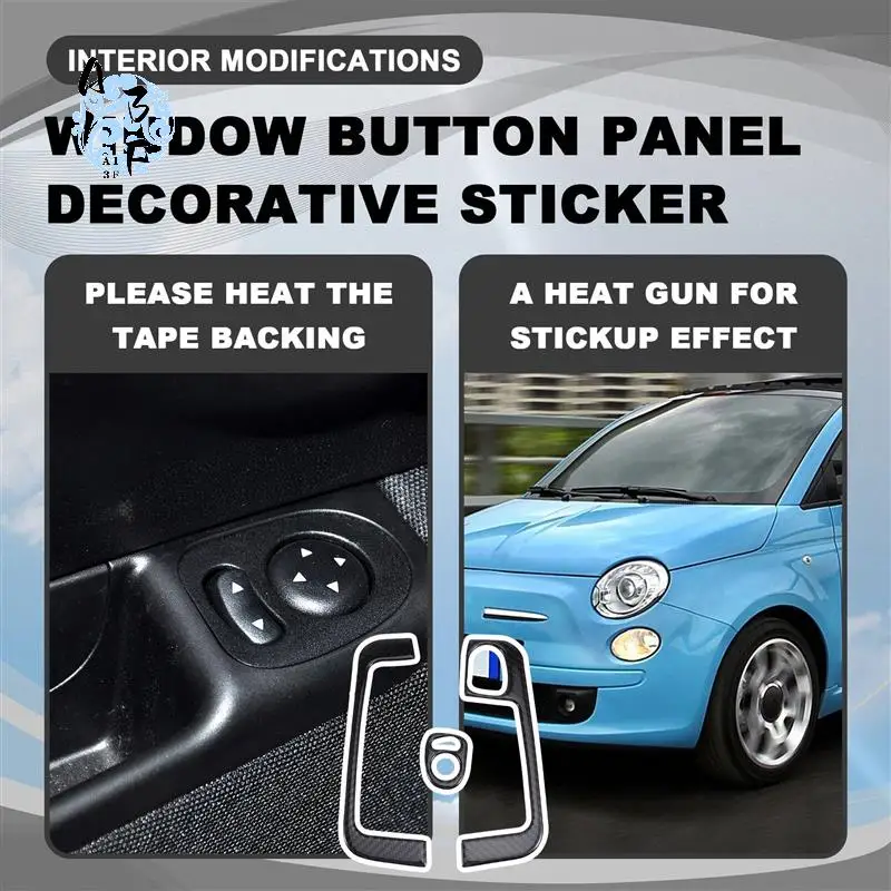 A13F-кнопка окна, декоративная наклейка, внутренняя модификация для Fiat 500 2008-2011 Abarth 595 2012-2023
A13F-кнопка окна, декоративная наклейка, внутренняя модификация для Fiat 500 2008-2011 Abarth 595 2012-2023