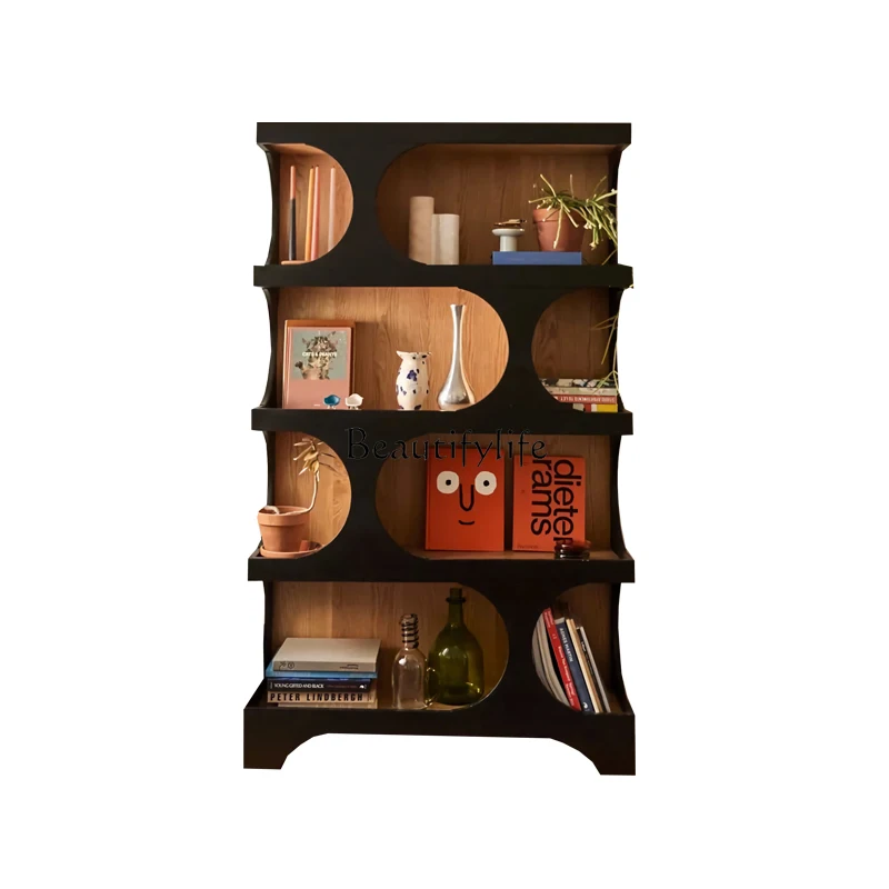 Nordic simple living room display case display case French art bookshelf shelf
Nordic simple living room display case display case French art bookshelf shelf
