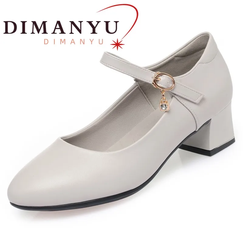DIMANYU Women's Dress Shoes 2026 New Genuine Leather Office Shoes Women Large Size Mid-Heel Non-Slip Business Shoes For Women
DIMANYU Women's Dress Shoes 2026 New Genuine Leather Office Shoes Women Large Size Mid-Heel Non-Slip Business Shoes For Women