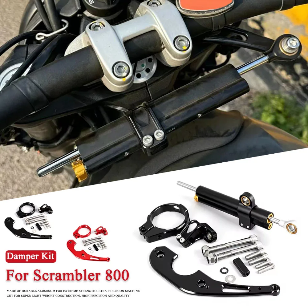 New Motorcycle Accessories Steering Stabilize Damper Mounting Bracket Kit CNC Aluminum For Ducati Scrambler 800 SCRAMBLER800
New Motorcycle Accessories Steering Stabilize Damper Mounting Bracket Kit CNC Aluminum For Ducati Scrambler 800 SCRAMBLER800