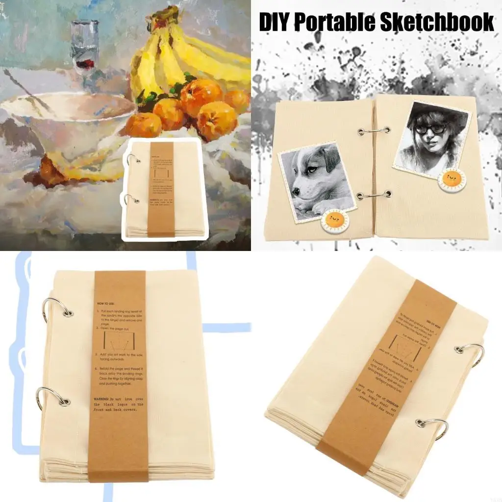 Y5JB Foldable Linen Sketch Book Portable Fabric Sketchbook for Artist Student Drawing Sketching Crafting Art Journaling Book
Y5JB Foldable Linen Sketch Book Portable Fabric Sketchbook for Artist Student Drawing Sketching Crafting Art Journaling Book