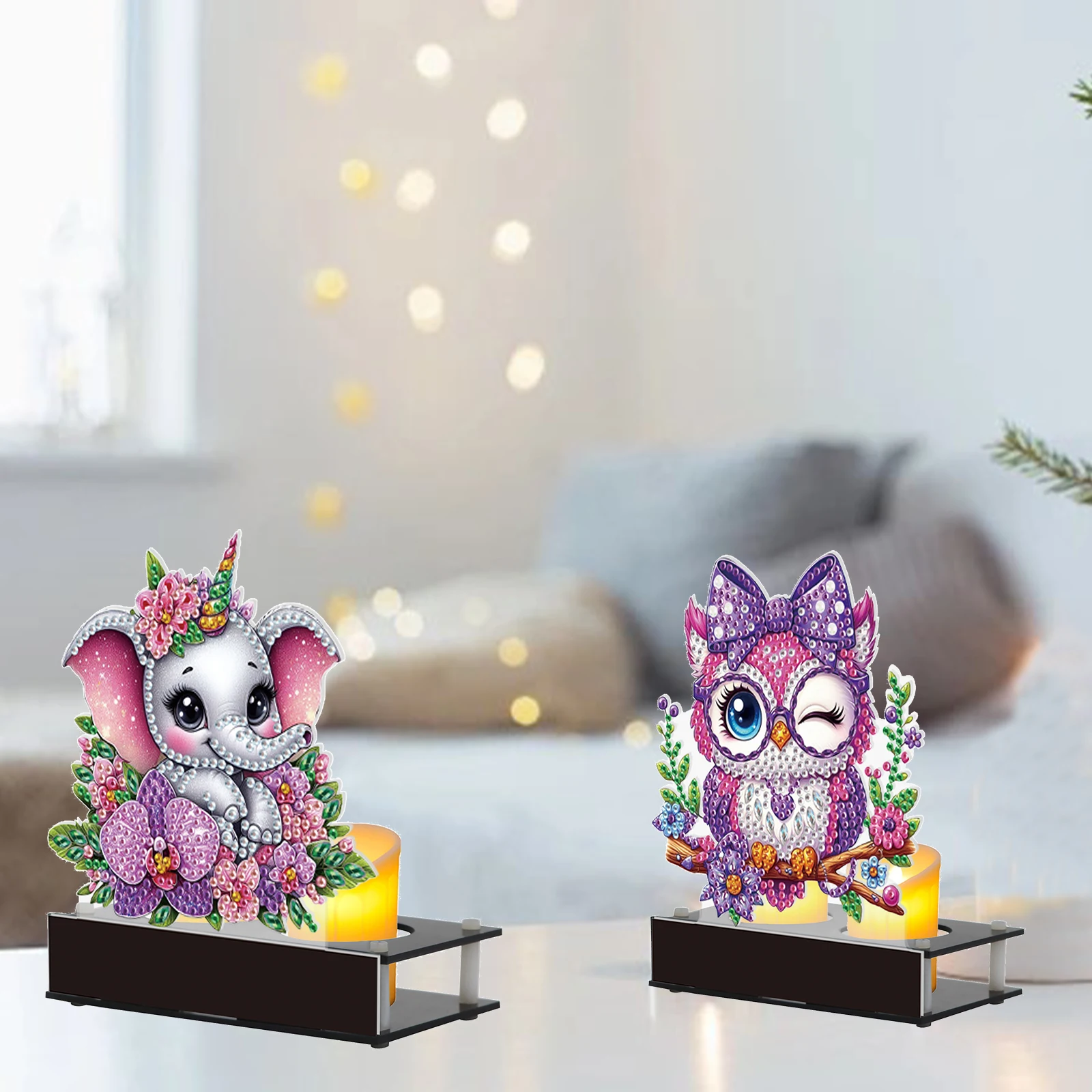 2 шт., наборы подсвечников для алмазной живописи, милые животные, специальная форма, частный бриллиантовый подсвечник для украшения подарков
2 шт., наборы подсвечников для алмазной живописи, милые животные, специальная форма, частный бриллиантовый подсвечник для украшения подарков