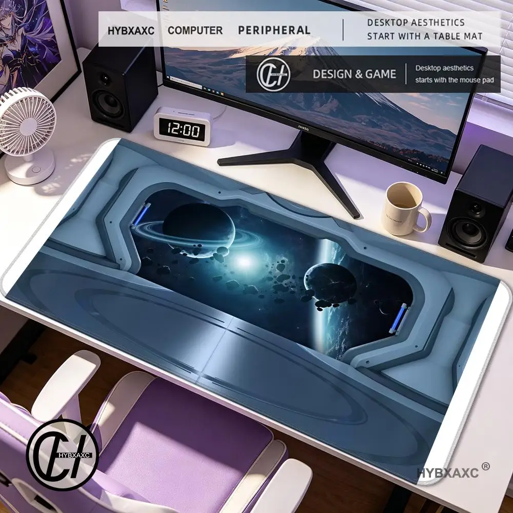 HYBXAXC Sci-Fi Space Station Gaming MousePad Non-Slip Desk Mat Spaceship Corridor Outer Space Galaxy Mousepad
HYBXAXC Sci-Fi Space Station Gaming MousePad Non-Slip Desk Mat Spaceship Corridor Outer Space Galaxy Mousepad