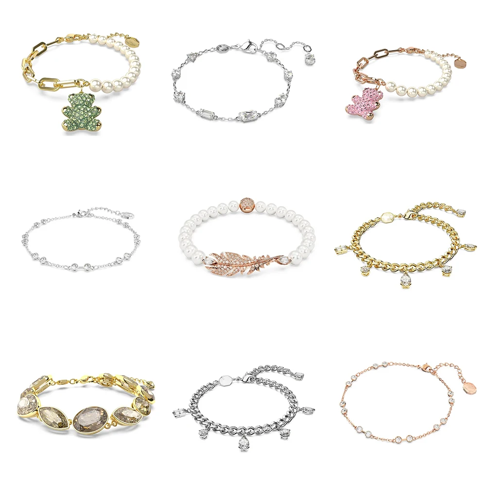 New Bear Full Diamond White Pearl Ring Interlocking Bracelet Rose Gold Feather High Quality Accessory
New Bear Full Diamond White Pearl Ring Interlocking Bracelet Rose Gold Feather High Quality Accessory