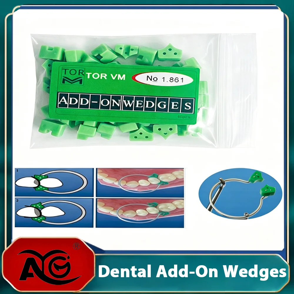 AG 40pcs/bag Dental Silicone Wedges Add On Wedges Rubber No 1.861 Delta Ring Tine Dentist Material Dentist Tools
AG 40pcs/bag Dental Silicone Wedges Add On Wedges Rubber No 1.861 Delta Ring Tine Dentist Material Dentist Tools