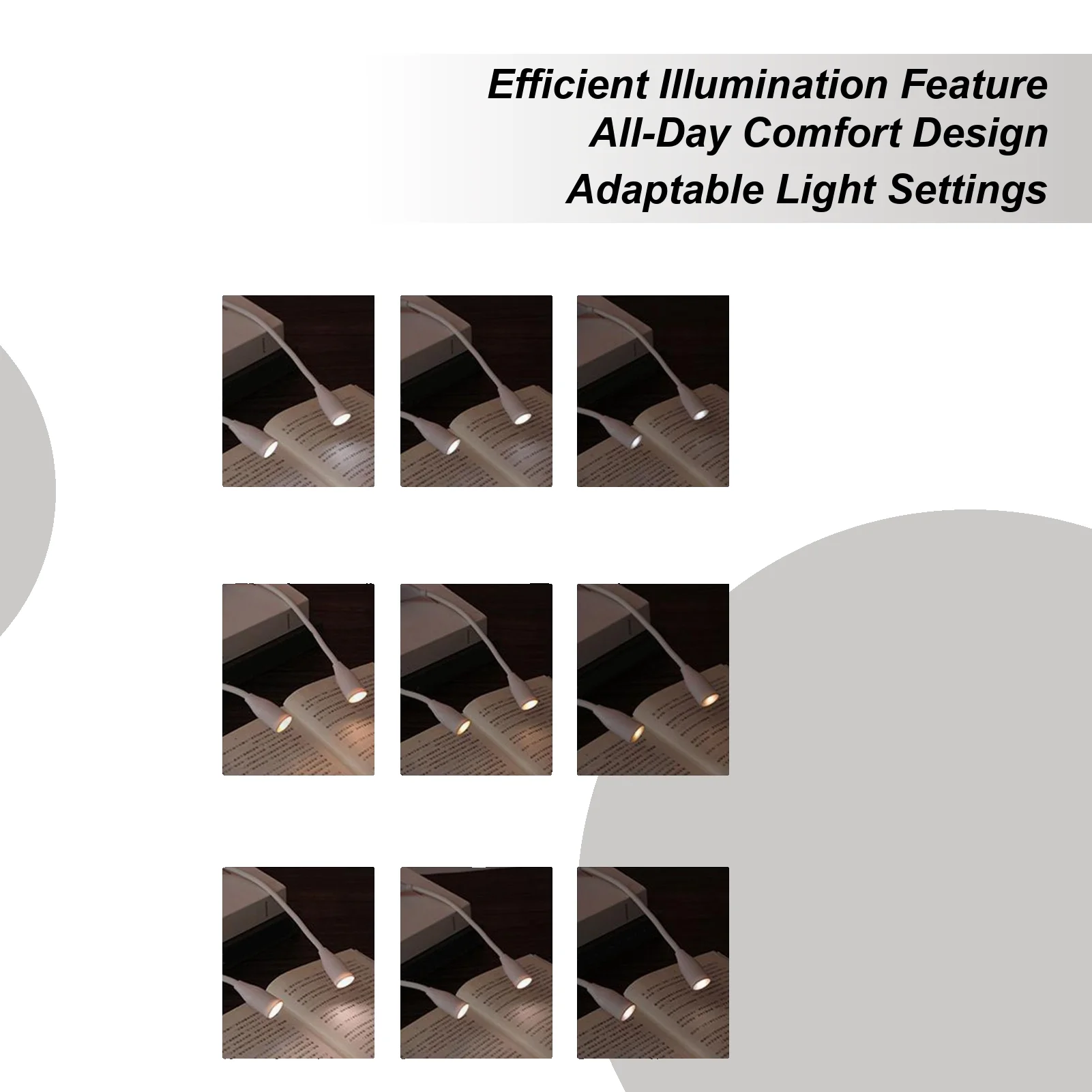 Neck Book Light 3-Color 9-Brightness Levels Battery Powered Around The Neck Light For Knitting Crocheting Crafting Sewing
Neck Book Light 3-Color 9-Brightness Levels Battery Powered Around The Neck Light For Knitting Crocheting Crafting Sewing