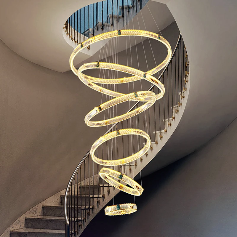 Modern home decor led lights pendant light lamps forstaircase Chandeliers for living room hanging light indoor lighting
Modern home decor led lights pendant light lamps forstaircase Chandeliers for living room hanging light indoor lighting