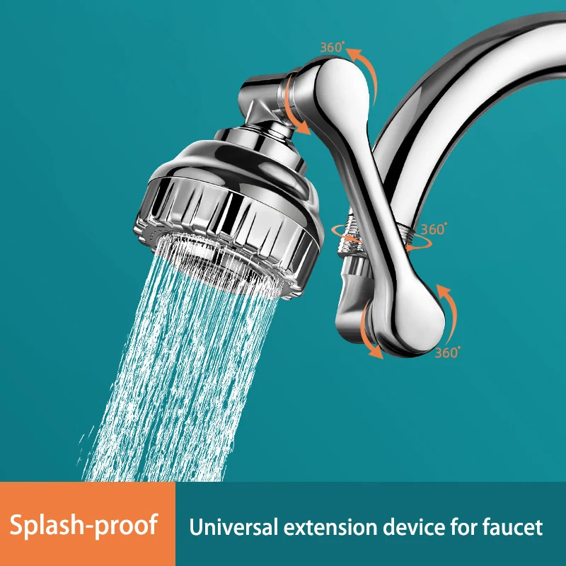 360° Swivel Mechanical Arm Faucet Aerator Multifunctional Anti-splash Extension Nozzle Universal Kitchen Tap Head
360° Swivel Mechanical Arm Faucet Aerator Multifunctional Anti-splash Extension Nozzle Universal Kitchen Tap Head