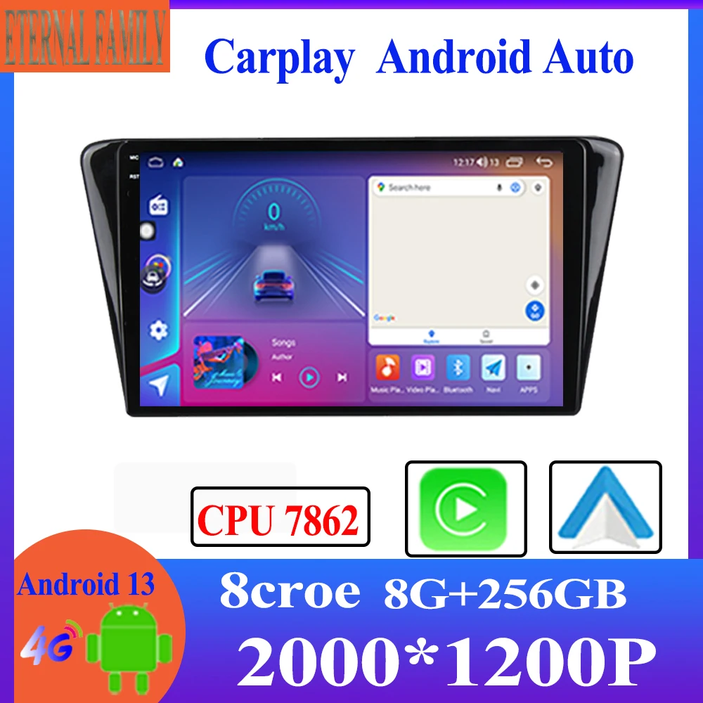 Android 13 Car Radio Carplay Auto For Skoda Rapid 2012 2013 2014 2015 2016 - 2020 Multimedia 4G WIFI GPS Stereo Video Player DSP
Android 13 Car Radio Carplay Auto For Skoda Rapid 2012 2013 2014 2015 2016 - 2020 Multimedia 4G WIFI GPS Stereo Video Player DSP
