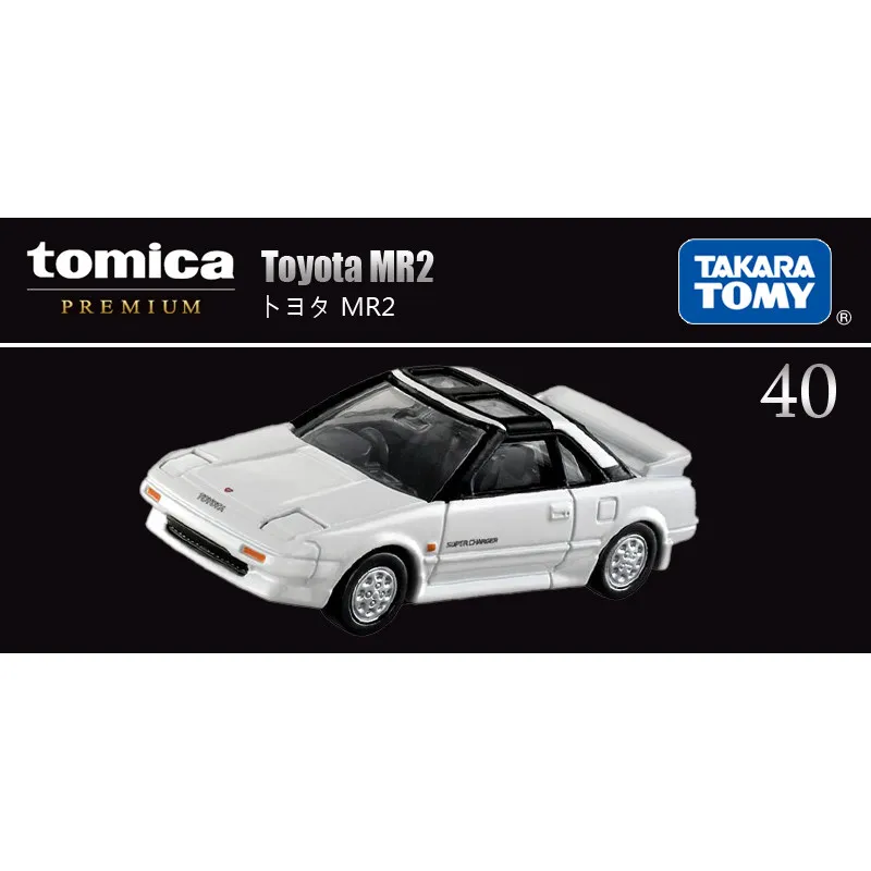 Модель автомобиля TOMY Tomica из сплава, игрушка для мальчиков, флагманская модель Black Box TP40 Toyota MR2 Sports Car 297796
Модель автомобиля TOMY Tomica из сплава, игрушка для мальчиков, флагманская модель Black Box TP40 Toyota MR2 Sports Car 297796