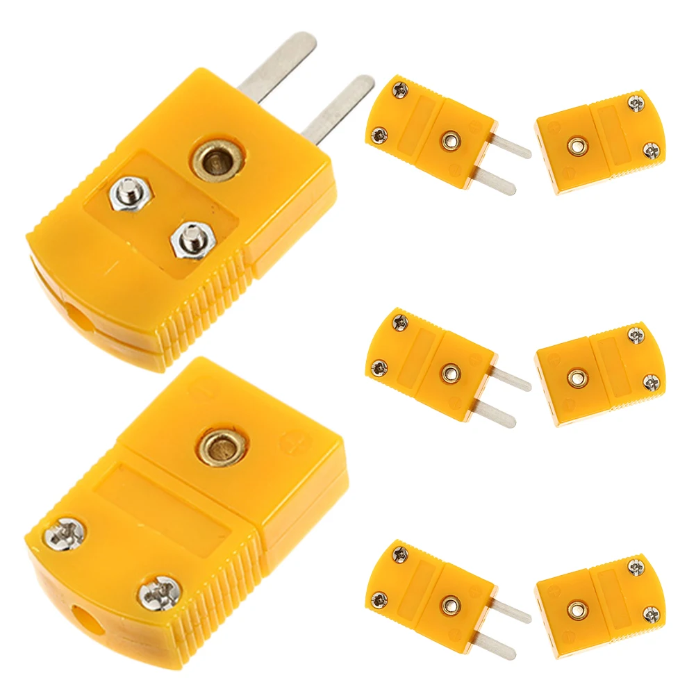 2 Pairs K Type Thermocouple Male Female Plugs High Temperature Wire Connectors Cable Electrical Socket Panel Mount
2 Pairs K Type Thermocouple Male Female Plugs High Temperature Wire Connectors Cable Electrical Socket Panel Mount