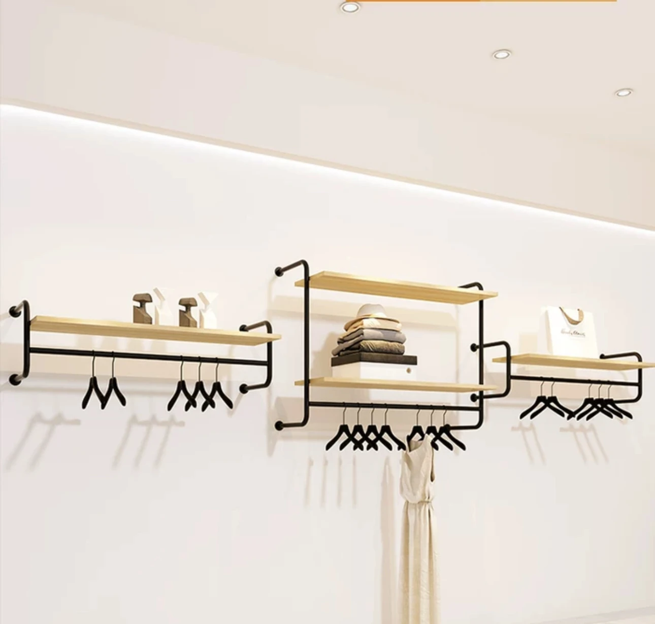 Clothing Display Wall Hanging Bedroom Cloakroom Clothes Rack Women's Children's Clothing Store Di
Clothing Display Wall Hanging Bedroom Cloakroom Clothes Rack Women's Children's Clothing Store Di