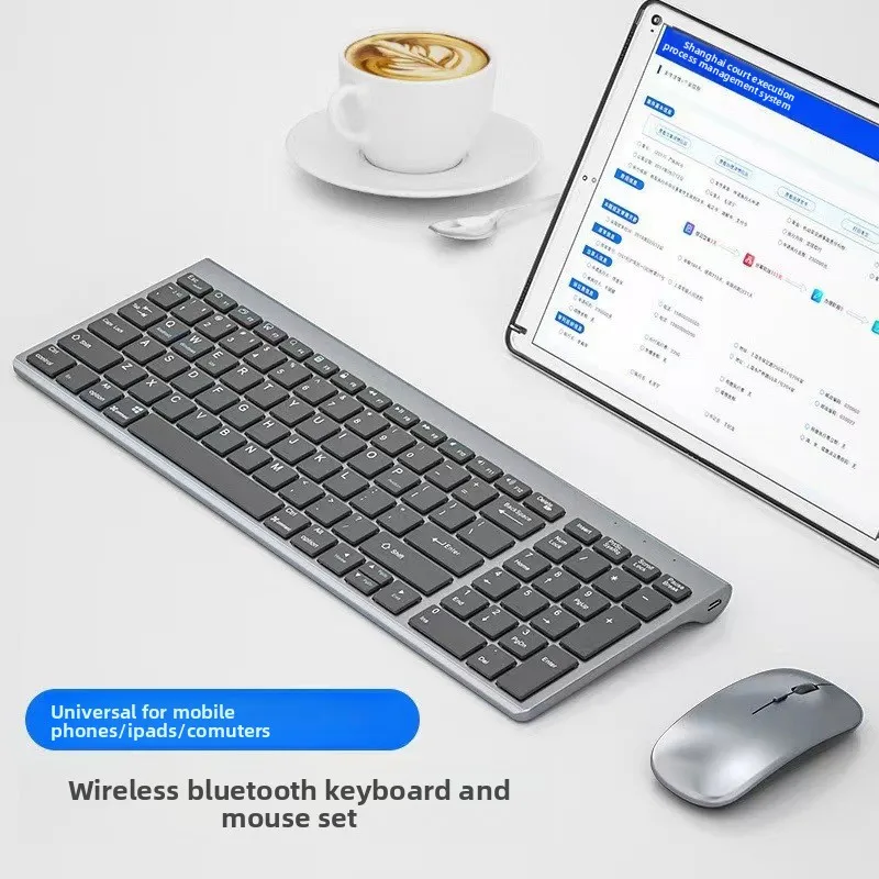 Беспроводная Bluetooth-клавиатура с двойным режимом и мышью, ультратонкая перезаряжаемая батарея, бесшумная
Беспроводная Bluetooth-клавиатура с двойным режимом и мышью, ультратонкая перезаряжаемая батарея, бесшумная