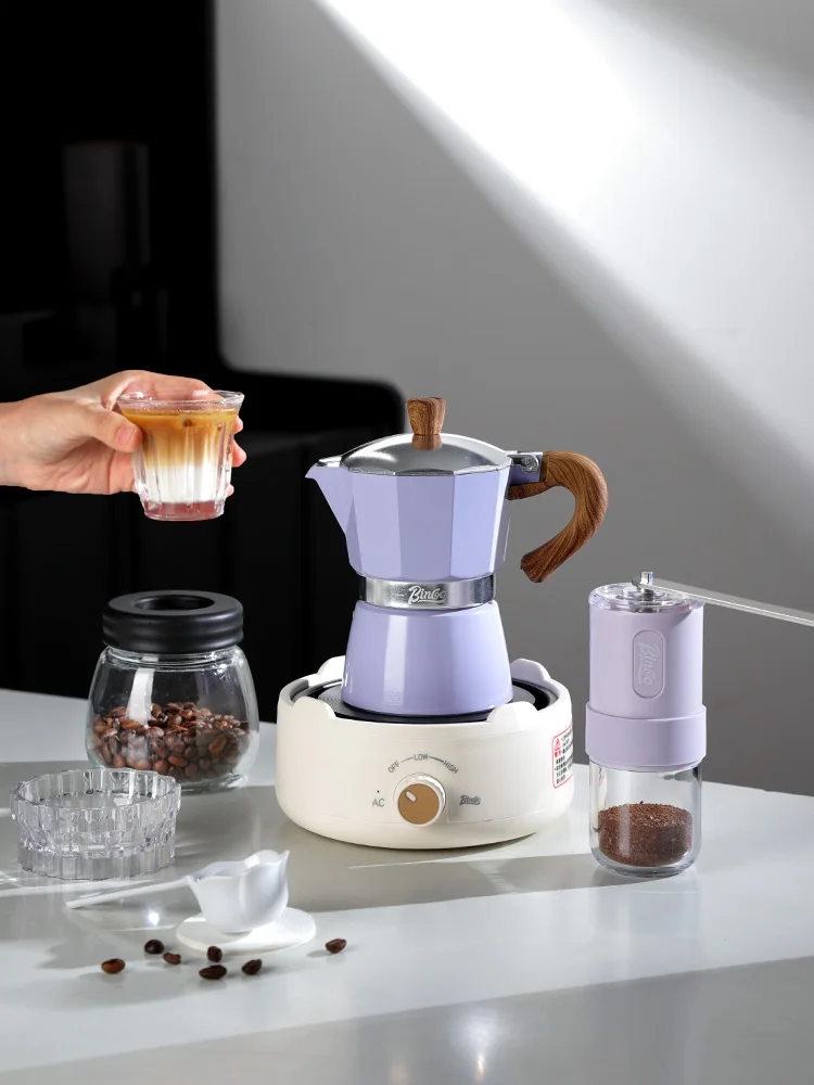 Bincoo Moka Pot Набор для заваривания кофе Маленький итальянский Espro hine Набор для ручного наливания кофе для домашнего использования Алюминиевый материал Nordic Sle
Bincoo Moka Pot Набор для заваривания кофе Маленький итальянский Espro hine Набор для ручного наливания кофе для домашнего использования Алюминиевый материал Nordic Sle