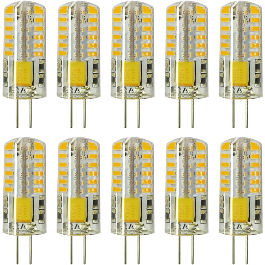 10pcs G4 LED Bulbs JC BiPin Base Light Bulbs 3W AC DC 12V 20W30W T3 Halogen Bulb Replacement Landscape Bulbs Warm White 3000K
10pcs G4 LED Bulbs JC BiPin Base Light Bulbs 3W AC DC 12V 20W30W T3 Halogen Bulb Replacement Landscape Bulbs Warm White 3000K