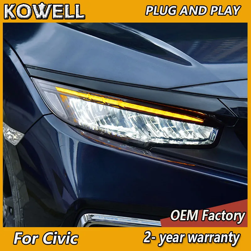 Стайлинг автомобиля для Honda Civic 10-я фара 2016-2021 Honda Civic X, фары DRL, указатель поворота, ближний свет, линза проектора
Стайлинг автомобиля для Honda Civic 10-я фара 2016-2021 Honda Civic X, фары DRL, указатель поворота, ближний свет, линза проектора