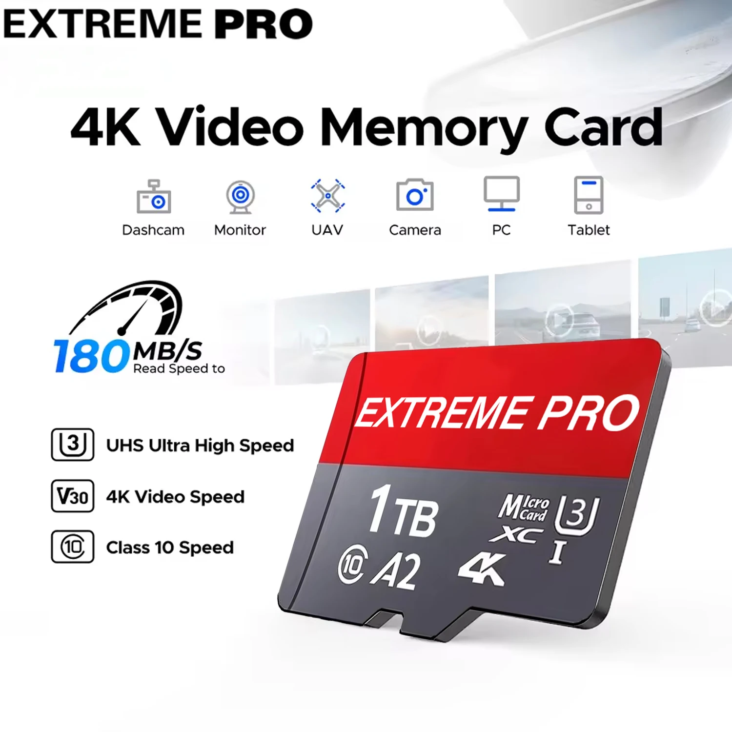Высокоскоростная карта памяти Micro SD 128 ГБ, 64 ГБ, 256 ГБ, 512 ГБ, 1 ТБ, MicroSD U3 V30 TF Flash Card для телефонов Xiaomi, камер и других устройств
Высокоскоростная карта памяти Micro SD 128 ГБ, 64 ГБ, 256 ГБ, 512 ГБ, 1 ТБ, MicroSD U3 V30 TF Flash Card для телефонов Xiaomi, камер и других устройств