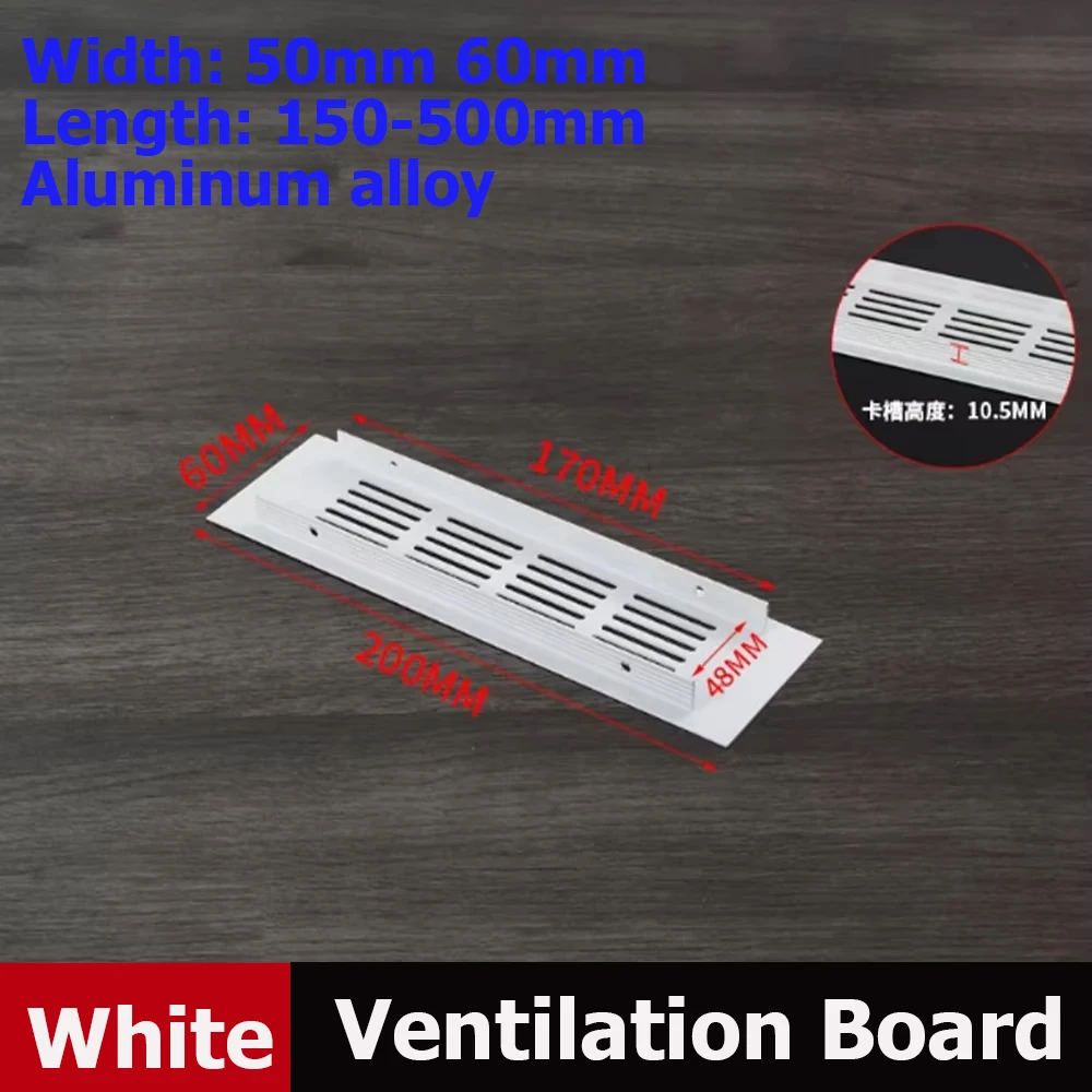 Width 50mm/60mm Of Aluminum Alloy Cabinet Heat Dissipation Grille Holes Rectangular Heat Dissipation Breathable Board White Ver
Width 50mm/60mm Of Aluminum Alloy Cabinet Heat Dissipation Grille Holes Rectangular Heat Dissipation Breathable Board White Ver