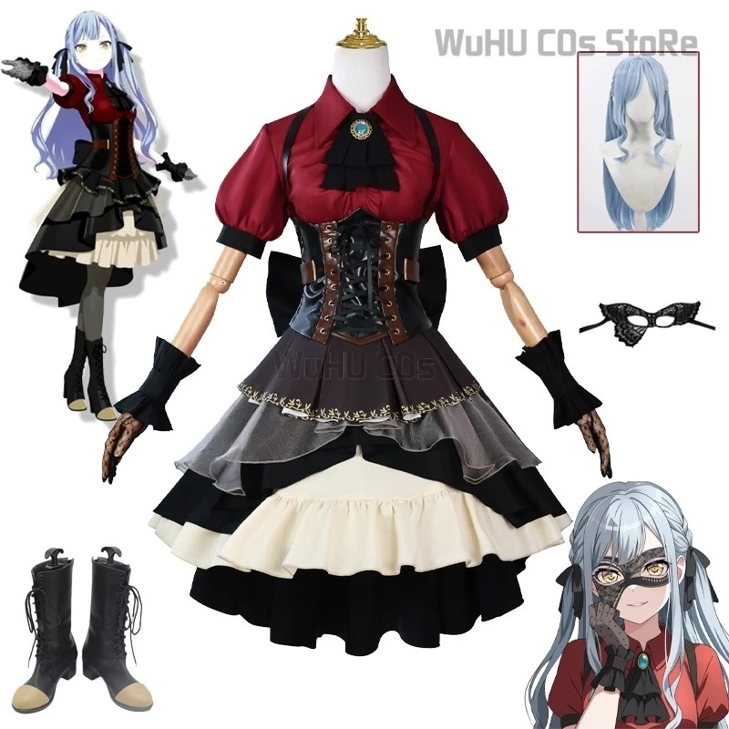 Game BanG Dream Cosplay It's MyGO!!!!! Costume Ave Mujica Cosplay Dress Wakaba Mutsumi Princess Skirts Woman Girls Halloween
Game BanG Dream Cosplay It's MyGO!!!!! Costume Ave Mujica Cosplay Dress Wakaba Mutsumi Princess Skirts Woman Girls Halloween