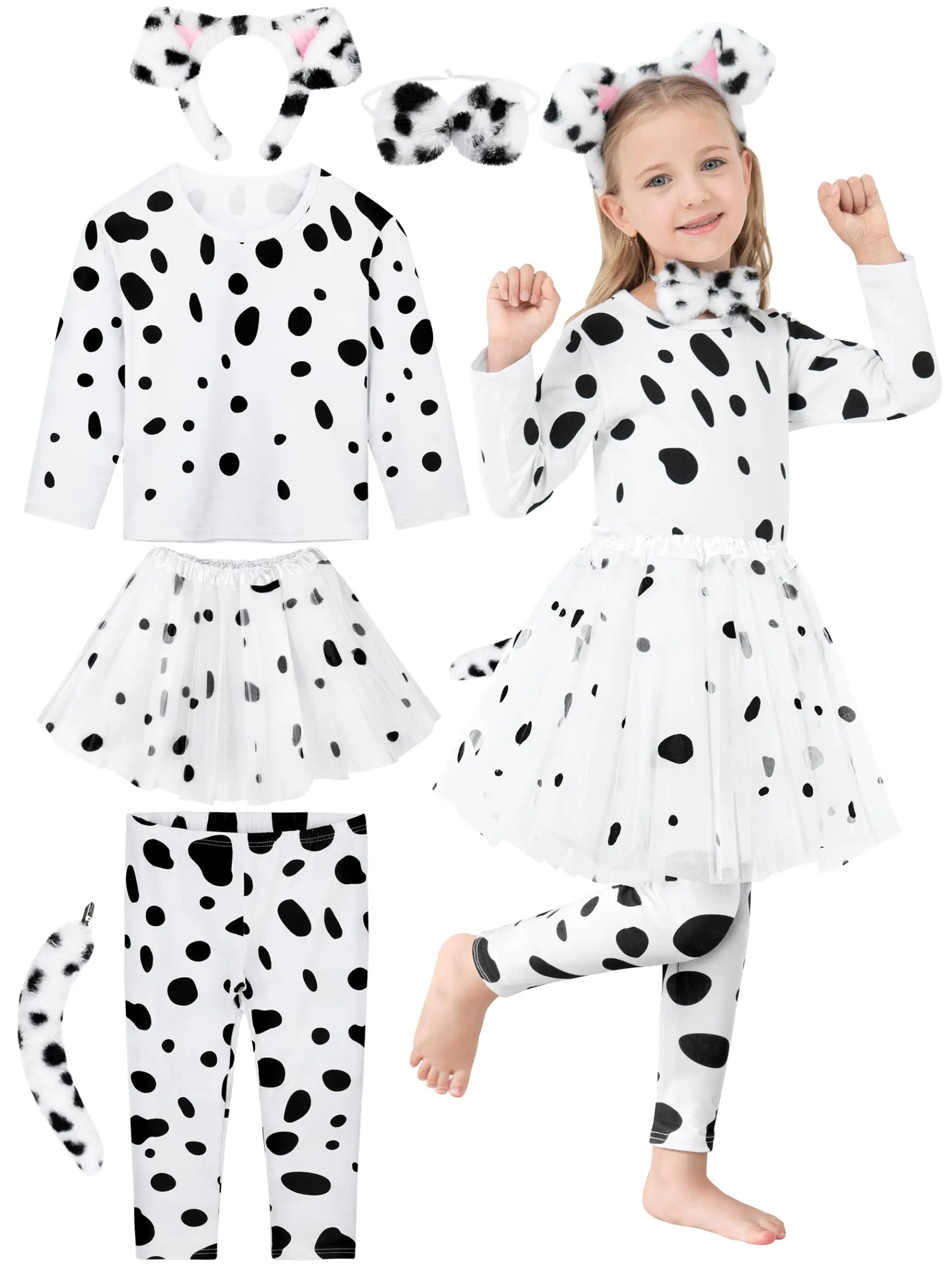 100 days School Dalmatian Costume for Kids, girls Cotton Costume Dalmatian Costume Set T-shirt Tutu Tutu Leggings
100 days School Dalmatian Costume for Kids, girls Cotton Costume Dalmatian Costume Set T-shirt Tutu Tutu Leggings