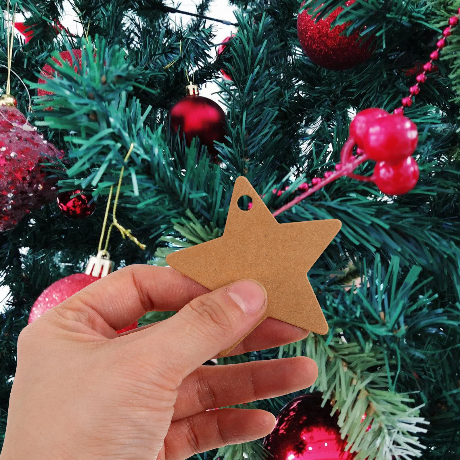 100pcs Star Shaped Kraft Paper Hanging Blank For Weddings Birthday Party Favors Christmas Present Handmade Paper Ornaments Label
100pcs Star Shaped Kraft Paper Hanging Blank For Weddings Birthday Party Favors Christmas Present Handmade Paper Ornaments Label