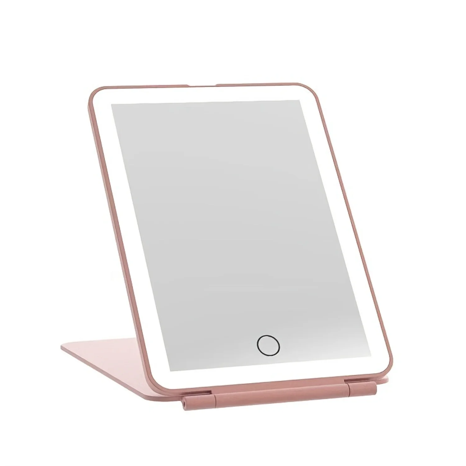 Radiant Glamour Rechargeable LED Vanity Mirror - 80 Bright Lights, 3-Color Settings, Dimmable Touchscreen, Portable & Foldable f
Radiant Glamour Rechargeable LED Vanity Mirror - 80 Bright Lights, 3-Color Settings, Dimmable Touchscreen, Portable & Foldable f