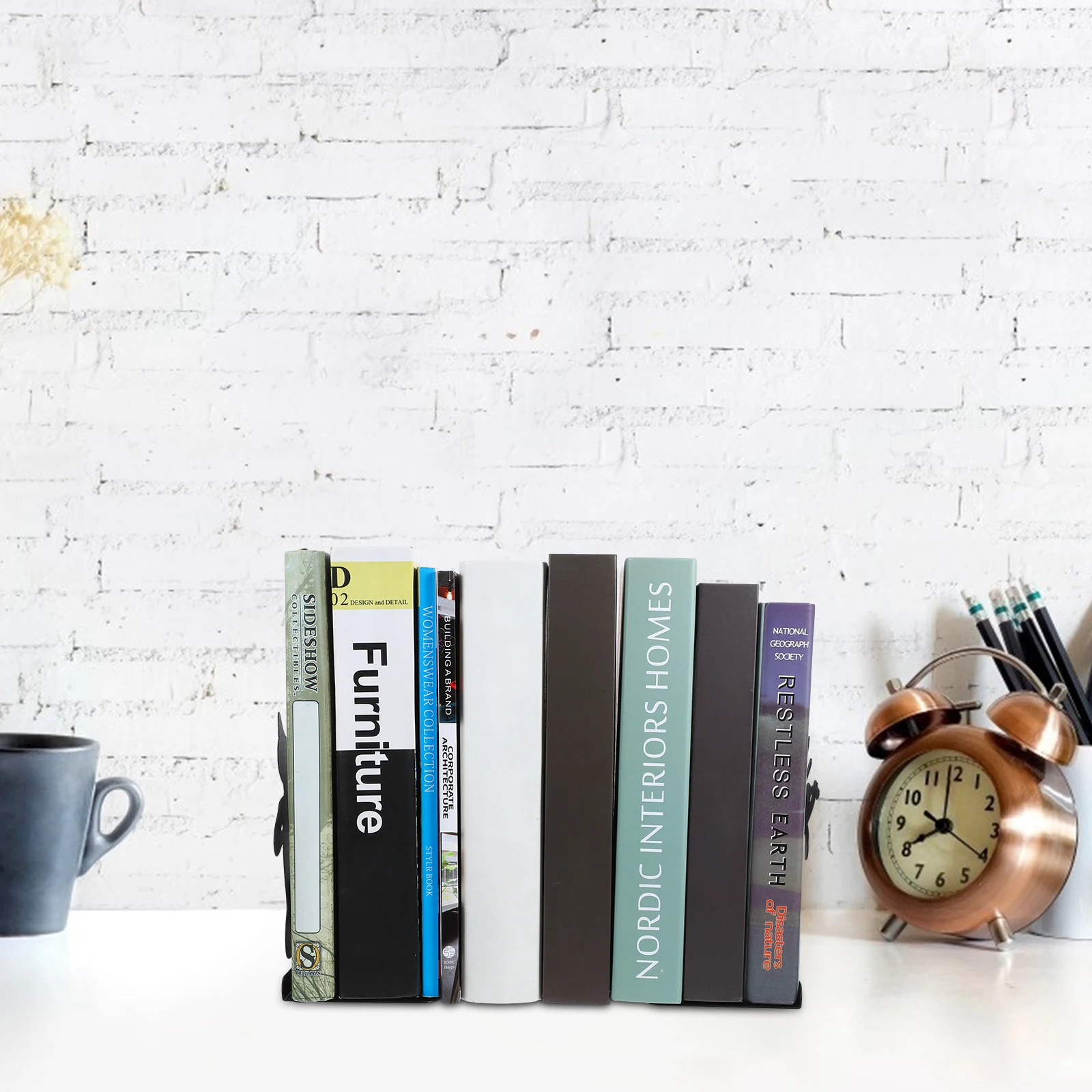 Flat Base Metal Bookend Cat Style Bookends For Shelves Study Room Book Stopper Book Supports Decorative Desk Accessories
Flat Base Metal Bookend Cat Style Bookends For Shelves Study Room Book Stopper Book Supports Decorative Desk Accessories