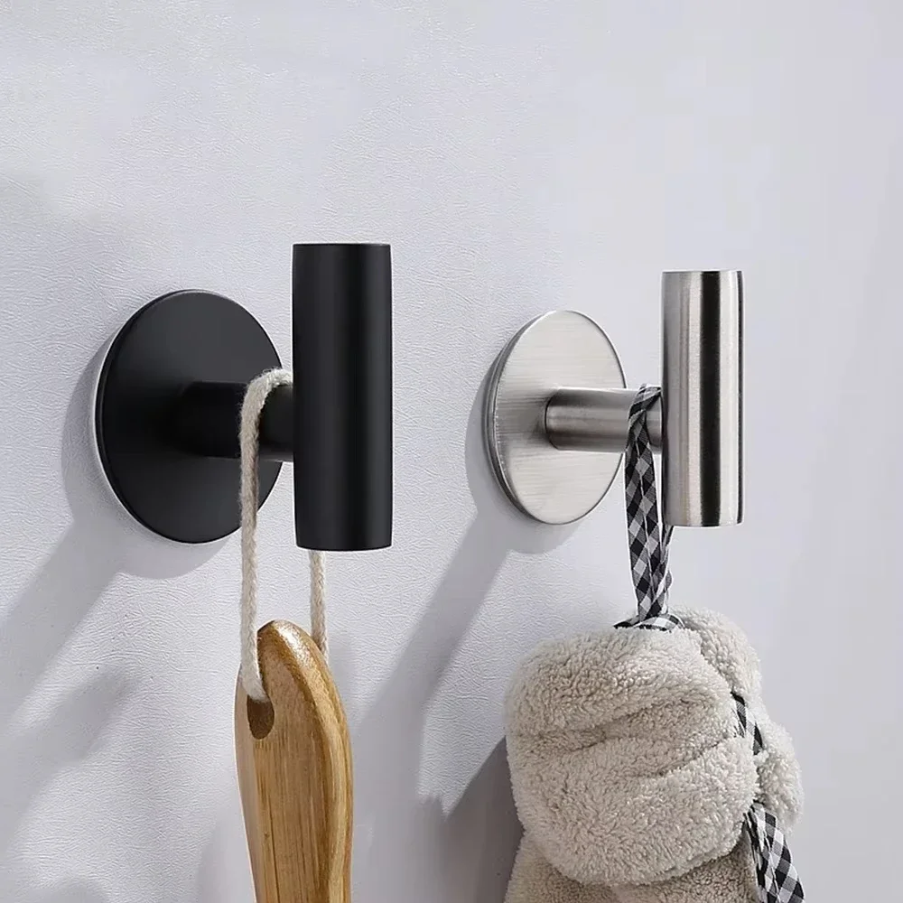 1/2PCS Adhesive Wall Hook Stainless Steel Robe Sticker Hooks Towel Coat Key Pants Hangers Bathroom Kitchen Storage Accessories
1/2PCS Adhesive Wall Hook Stainless Steel Robe Sticker Hooks Towel Coat Key Pants Hangers Bathroom Kitchen Storage Accessories