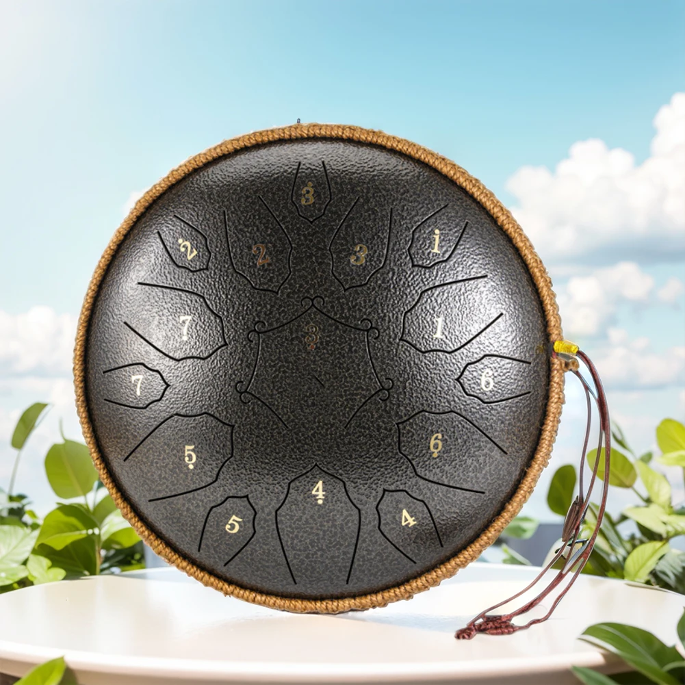 12 Inch Percussion Musical Instrument with Handbag Drumsticks 15 Notes Child Beginner Hand Drum Yoga Sound Healing
12 Inch Percussion Musical Instrument with Handbag Drumsticks 15 Notes Child Beginner Hand Drum Yoga Sound Healing