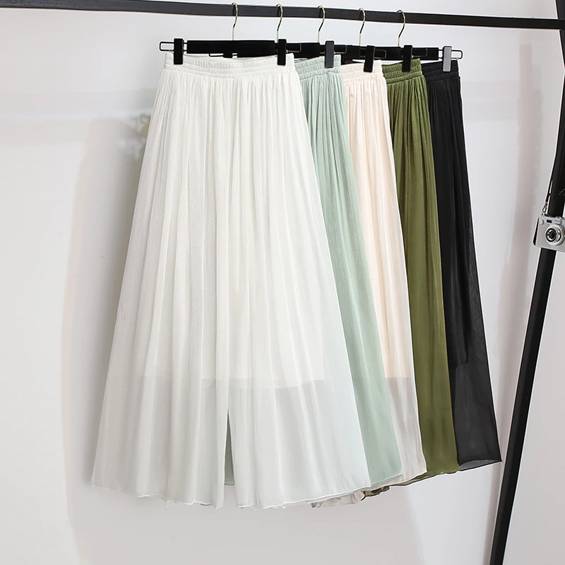 2026 Summer New Style Thin Ice Silk Wide Leg Pants Skirt Glassy Cloth Casual Comfortable Women's Business Suit Trousers
2026 Summer New Style Thin Ice Silk Wide Leg Pants Skirt Glassy Cloth Casual Comfortable Women's Business Suit Trousers