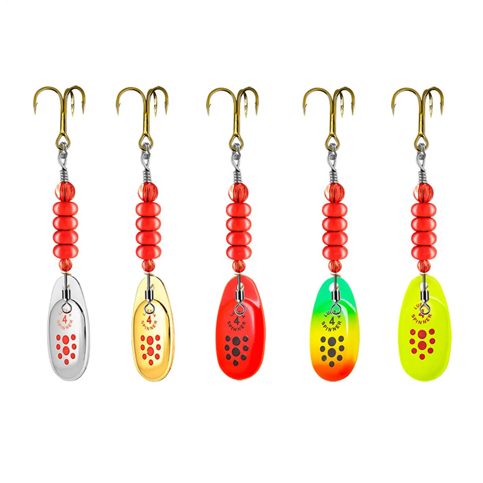 Bass Spinner Baits Bass Trout Hard Metal Spinner Baits Kit Lures With Bright Colors Jigs Gear With A Box For Targeting Trout
Bass Spinner Baits Bass Trout Hard Metal Spinner Baits Kit Lures With Bright Colors Jigs Gear With A Box For Targeting Trout