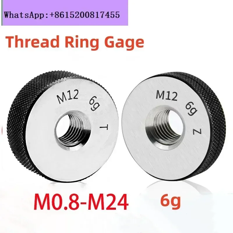 Standard Metric Thread Ring Gauge Accuracy 6g Measure Tool M0.8M2M3M5M6M10M12M24 X0.2 0.3 0.4 1.25 2.5 3 1.75
Standard Metric Thread Ring Gauge Accuracy 6g Measure Tool M0.8M2M3M5M6M10M12M24 X0.2 0.3 0.4 1.25 2.5 3 1.75