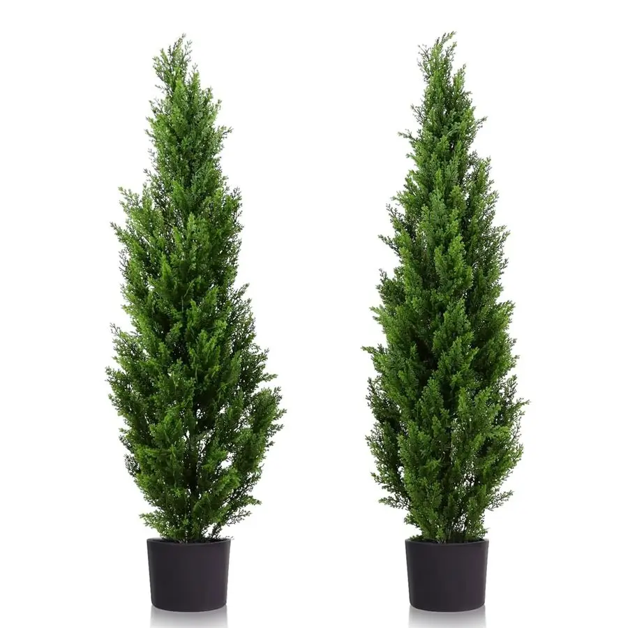 4 Foot Outdoor Artificial Cedar Topiary Trees Uv Rated Potted Plants
4 Foot Outdoor Artificial Cedar Topiary Trees Uv Rated Potted Plants