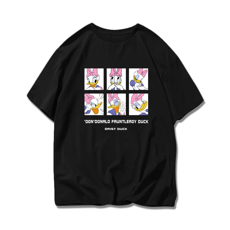 Disney Cartoon Donald Duck Summer New Cotton Short Sleeved T-shirt Casual Casual Loose Plus Size Women's Y2K Round Neck Top
Disney Cartoon Donald Duck Summer New Cotton Short Sleeved T-shirt Casual Casual Loose Plus Size Women's Y2K Round Neck Top