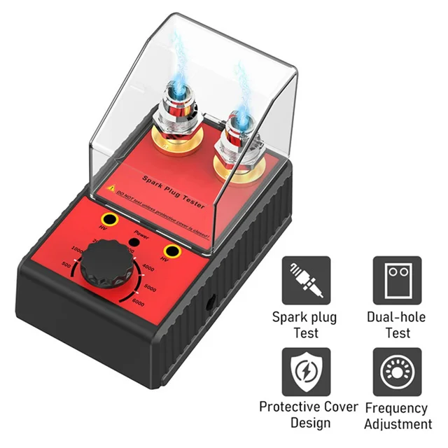 Ancel Car Spark Plug Tester Jump Tester Ignition System Detector of Double Hole Burner High Pressure Tester Diagnostic Tool
Ancel Car Spark Plug Tester Jump Tester Ignition System Detector of Double Hole Burner High Pressure Tester Diagnostic Tool
