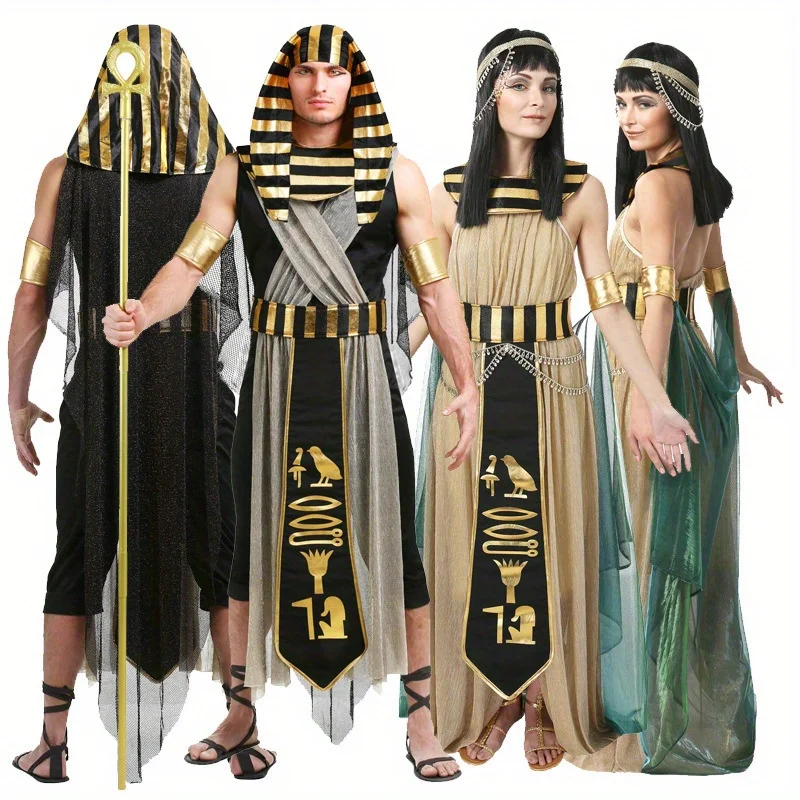 Egyptian Pharaoh Costume for Adults with Props Halloween Cosplay Outfit Ancient Egypt Theme Party
Egyptian Pharaoh Costume for Adults with Props Halloween Cosplay Outfit Ancient Egypt Theme Party