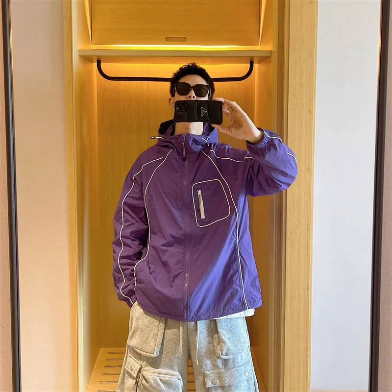 Zhe Xian Fan 2023 Summer New Thin Faion Brand Hooded Sun Protection Clothing Men Women Couple Sle Functional Breathable J...
Zhe Xian Fan 2023 Summer New Thin Faion Brand Hooded Sun Protection Clothing Men Women Couple Sle Functional Breathable J...