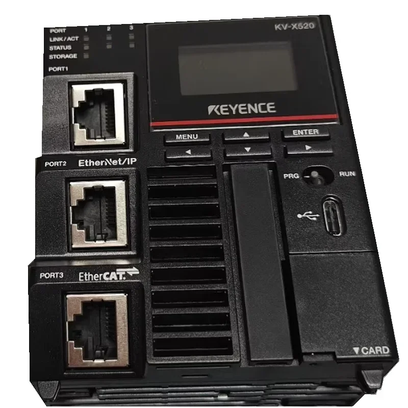The KV-X520 Programmable Controller Programs the Sensor to Control the Sensor KV-X520
The KV-X520 Programmable Controller Programs the Sensor to Control the Sensor KV-X520